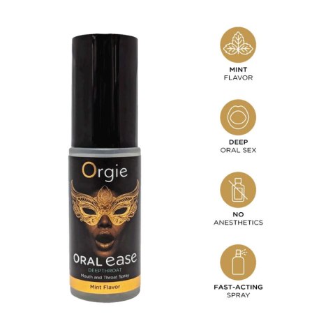 Spray do seksu oralnego Oral Ease Deepthroat 15ml Orgie Orgie