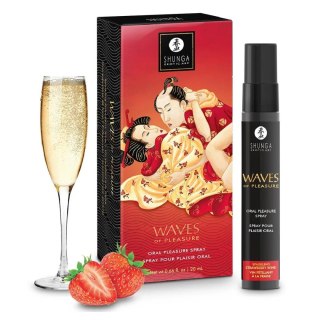 Spray do seksu oralnego Waves of Pleasure Sparkling Strawberry 20ml Shunga Shunga