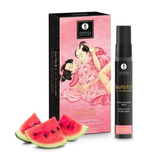 Spray do seksu oralnego Waves of Pleasure Watermelon 20ml Shunga Shunga