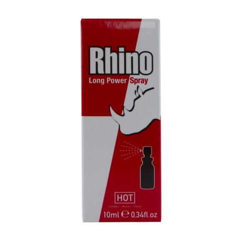 Spray opóźniający Rhino Long Power Spray 10ml Hot HOT