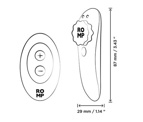 Wibrator do bielizny Party Romp Romp