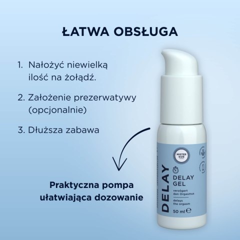 Żel opóźniający Delay Gel 50ml Mister Size Mister Size