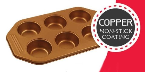 FORMA BLACHA DO PIECZENIA 6 MUFFINEK KLAUSBERG KB-7375 Klausberg