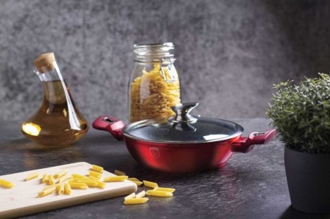 GARNEK GRANITOWY 28cm BERLINGER HAUS RED METALLIC LINE BH-1263 Berlinger haus