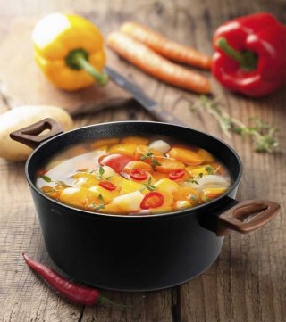 GARNEK GRANITOWY BERLINGER 20cm BH-1716 EBONY ROSEWOOD Berlinger haus