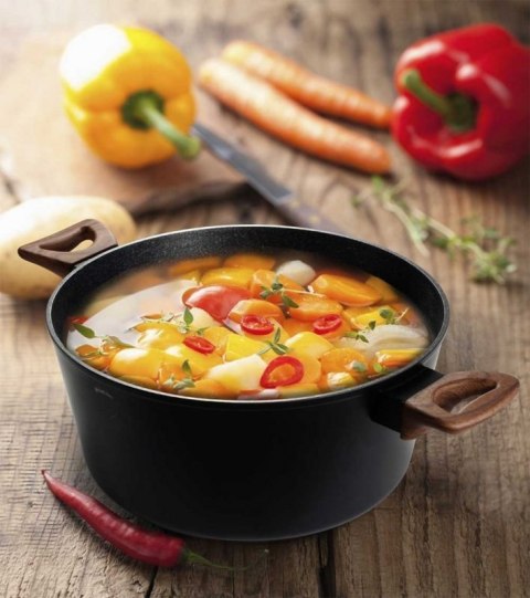 GARNEK GRANITOWY BERLINGER 20cm BH-1716 EBONY ROSEWOOD Berlinger haus