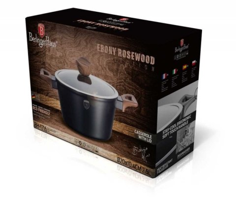 GARNEK GRANITOWY BERLINGER 20cm BH-1716 EBONY ROSEWOOD Berlinger haus