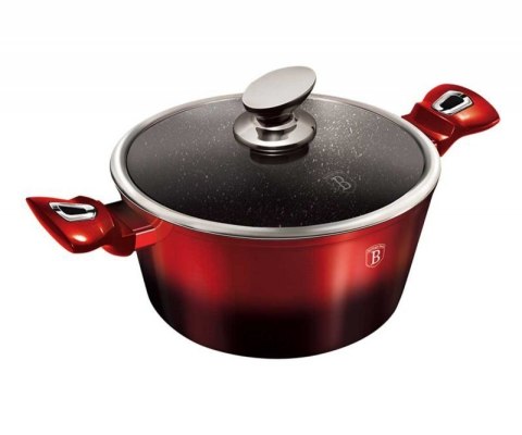 GARNKI BERLINGER HAUS METALLIC BLACK BURGUNDY LINE 15 ELE BH-1632 Berlinger haus