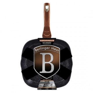 PATELNIA GRANITOWA GRILLOWA 28 cm BERLINGER HAUS BH-1889 ROSE GOLD NOIR Berlinger haus
