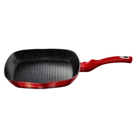 PATELNIA GRANITOWA GRILLOWA 28cm BERLINGER HAUS RED METALLIC LINE BH-1271 Berlinger haus
