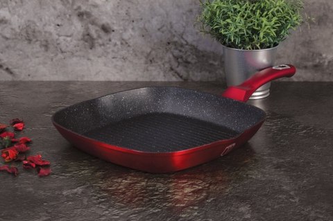PATELNIA GRANITOWA GRILLOWA 28cm BERLINGER HAUS RED METALLIC LINE BH-1271 Berlinger haus