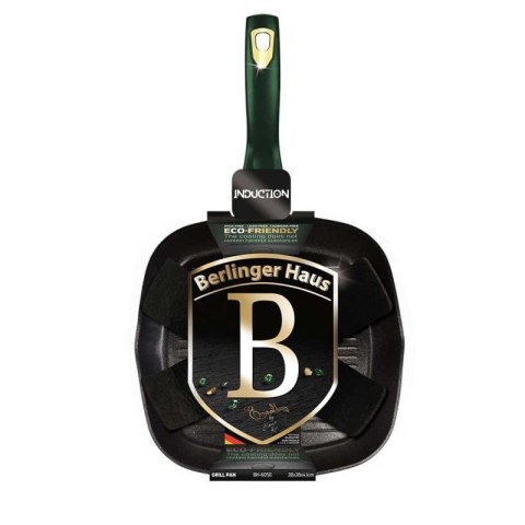 PATELNIA TYTANOWA GRILLOWA BERLINGER HAUS 28cm BH-6050 EMERALD Berlinger haus