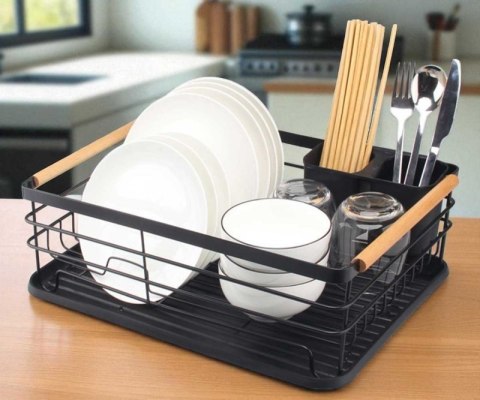 SUSZARKA DO NACZYŃ Z OCIEKACZEM I TACĄ E-8056 Tadar