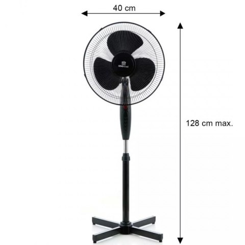 WENTYLATOR WIATRAK STOJĄCY PODŁOGOWY KINGCOOL KC-2124 czarny Kinghoff