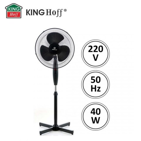 WENTYLATOR WIATRAK STOJĄCY PODŁOGOWY KINGCOOL KC-2124 czarny Kinghoff