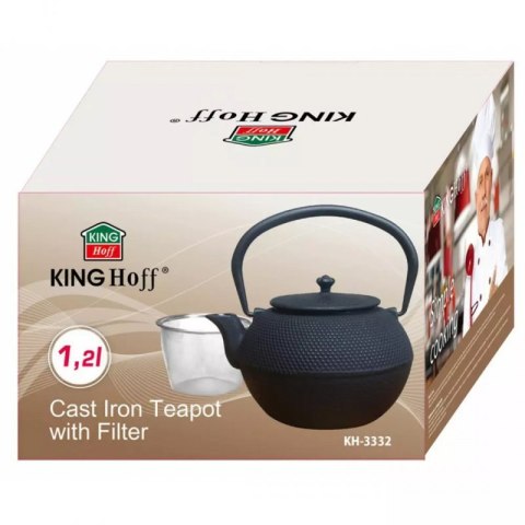 ZAPARZACZ ŻELIWNY 1,2L Z FILTREM KINGHOFF KH-3332 Kinghoff
