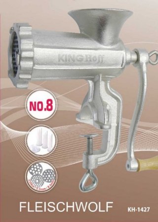 ŻELIWNA MASZYNKA #8 DO MIELENIA MIĘSA KINGHOFF KH-1427 Kinghoff