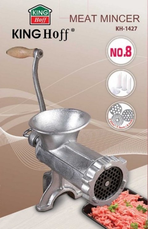 ŻELIWNA MASZYNKA #8 DO MIELENIA MIĘSA KINGHOFF KH-1427 Kinghoff