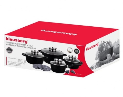 ZESTAW 12 ELEM. GARNKÓW GRANITOWYCH KLAUSBERG KB-7360 Klausberg