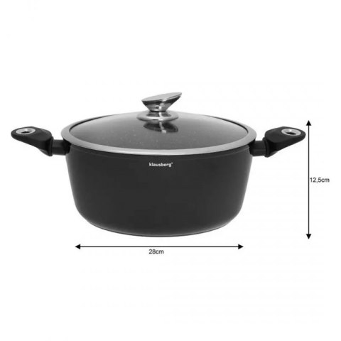 ZESTAW 15 ELEM. GARNKÓW GRANITOWYCH KLAUSBERG KB-7322 Klausberg