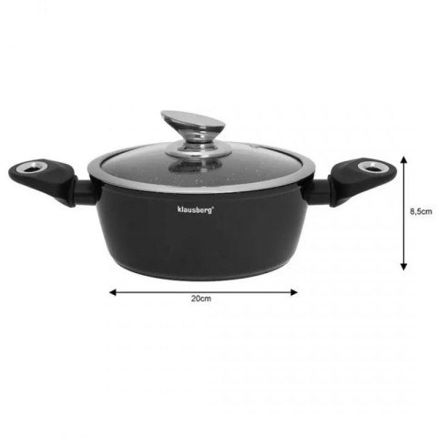 ZESTAW 15 ELEM. GARNKÓW GRANITOWYCH KLAUSBERG KB-7322 Klausberg