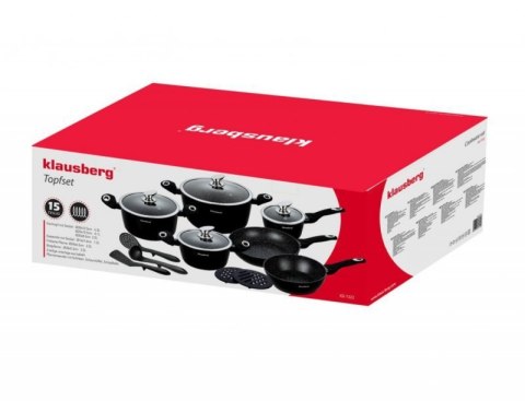 ZESTAW 15 ELEM. GARNKÓW GRANITOWYCH KLAUSBERG KB-7322 Klausberg