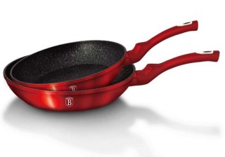 ZESTAW 2 PATELNI GRANITOWYCH BERLINGER HAUS BH-1612 BURGUNDY Berlinger haus