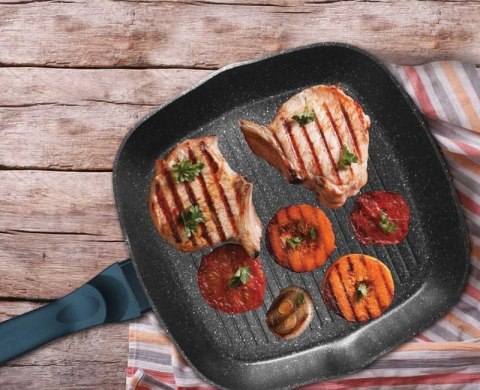 ZESTAW 3 PATELNI GRANITOWYCH 20/24/28CM BERLINGER HAUS BH-6140 AQUAMARINE Berlinger haus