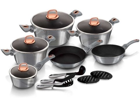 ZESTAW GARNKÓW GRANITOWYCH BERLINGER HAUS BH-6022 MOONLIGHT Berlinger haus