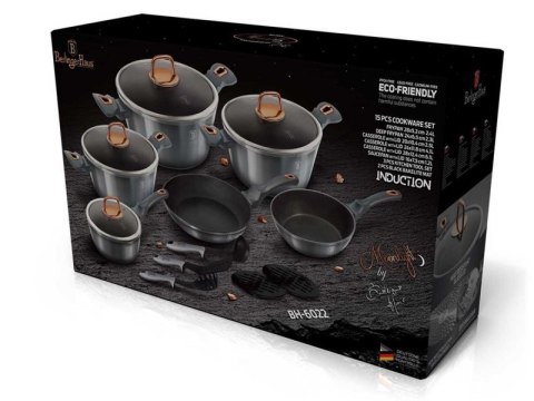 ZESTAW GARNKÓW GRANITOWYCH BERLINGER HAUS BH-6022 MOONLIGHT Berlinger haus