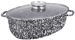 BRYTFANNA CERAMICZNA 38cm Z POKRYWĄ KLAUSBERG KB-7366 Klausberg