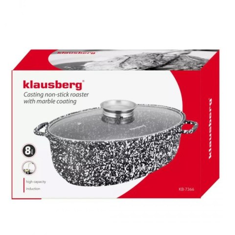 BRYTFANNA CERAMICZNA 38cm Z POKRYWĄ KLAUSBERG KB-7366 Klausberg