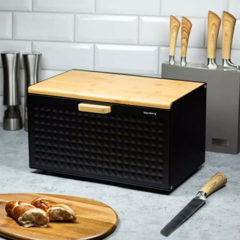 CHLEBAK DWUSTRONNY KLAUSBERG KB-7425 czarny mat Klausberg