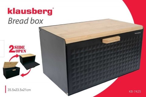 CHLEBAK DWUSTRONNY KLAUSBERG KB-7425 czarny mat Klausberg