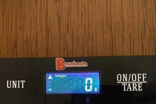 ELEKTRONICZNA SZKLANA WAGA KUCHENNA LCD do 5kg Brunbeste