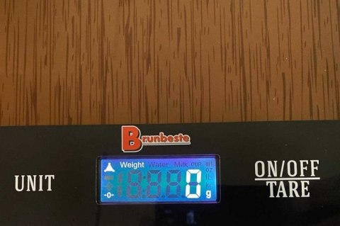 ELEKTRONICZNA SZKLANA WAGA KUCHENNA LCD do 5kg Brunbeste