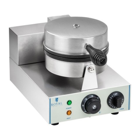 Gofrownica okrągła pojedyncza TEFLON gofr o średnicy 18,5cm Royal catering