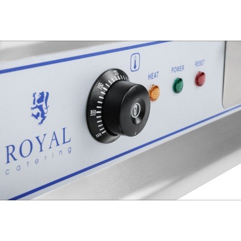 Grill podwójny duży ryflowany 75cm Royal catering