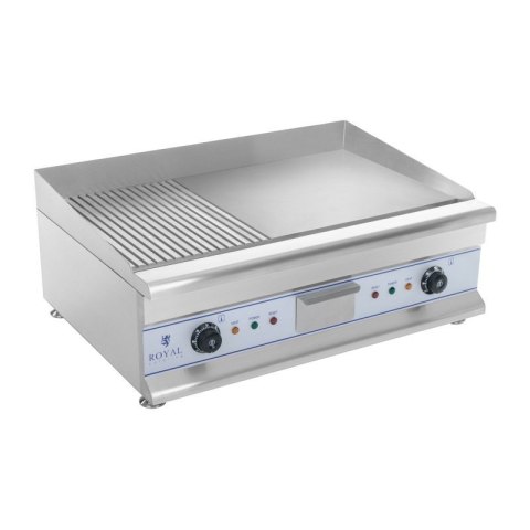 Grill podwójny duży ryflowany 75cm Royal catering