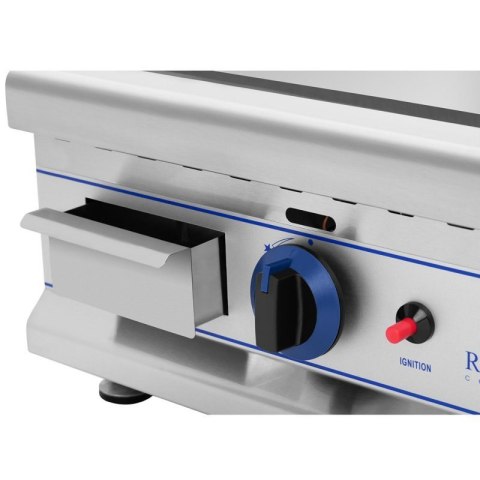 Grill podwójny gładki gazowy na gaz LPG / Propan-Butan 2 x 3000 W 30 mbar Royal catering