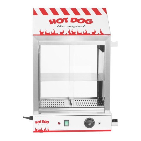 Podgrzewacz witryna grzewcza do 200 hot dogów parówek 50 bułek 2000W Royal Catering RCHW 2000 Royal catering