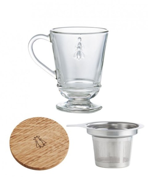 Pszczoła -Abeille Szklanka z Zaparzaczem 240 ml La Rochere