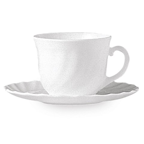 Spodek do filiżanki do kawy i herbaty Arcoroc TRIANON 220ml zestaw 6szt. - Hendi D6925 Arcoroc