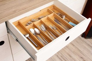 WKŁAD DO SZUFLADY ROZSUWANY BAMBUSOWY 1576 Brunbeste