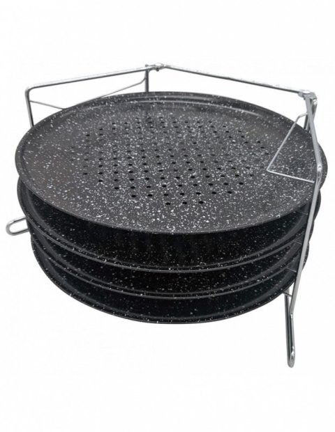 ZESTAW 4 BLACH DO PIECZENIA PIZZY KINGHOFF KH-1553 Kinghoff