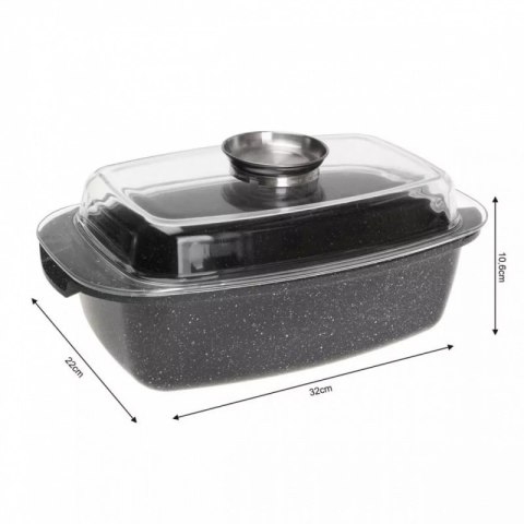 BRYTFANNA MARMUROWA KINGHOFF 5,5L +POKRYWA KH-1608 Kinghoff