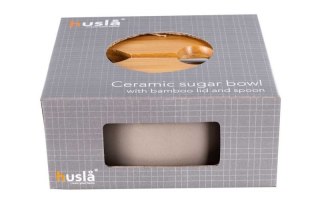 CERAMICZNA CUKIERNICA Z ŁYŻECZKĄ HUSLA HYGGE Husla