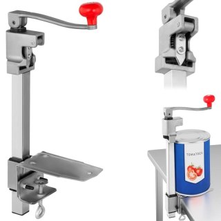 Otwieracz do puszek profesjonalny mocowany do blatu do 34 cm Royal catering