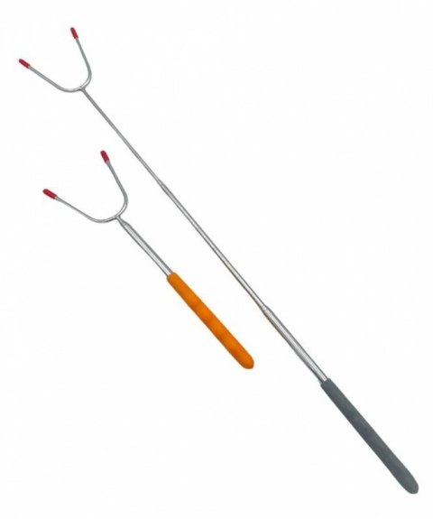 WIDELEC KIJ TELESKOPOWY DO OGNISKA PIECZENIA KIEŁBASEK 4 szt. Alpenburg