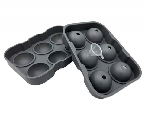 FORMA SILIKONOWA NA 6 KUL LODOWYCH DO DRINKÓW NAPOJÓW Alpenburg